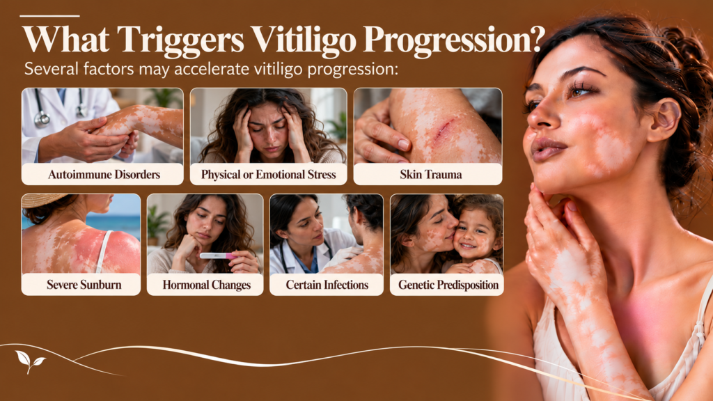 What Triggers Vitiligo Progression